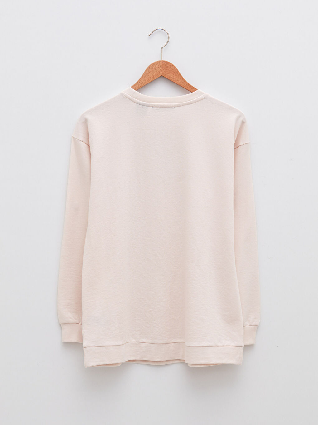 Дөңгелек жағалы микки маус принтті ұзын жең жүктілікке арналған свитшот-6