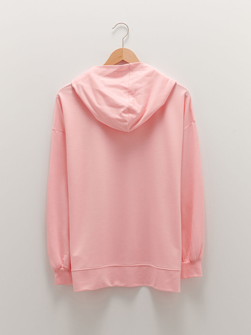 XSIDE ACTIVE Kapüşon Yaka Düz Uzun Kollu Kadın Spor Sweatshirt -W1FQ44Z8-V07