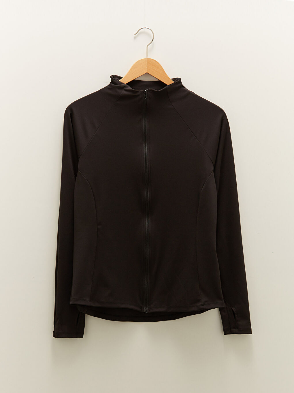 Turtle Neck Women's Sports Cardigan-5