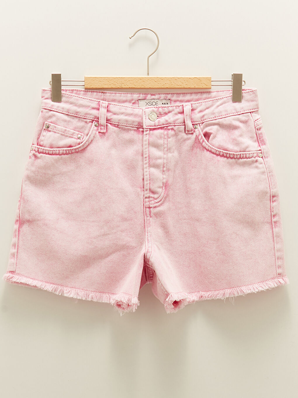Short en Jean avec Détails de Poches pour Femmes-7