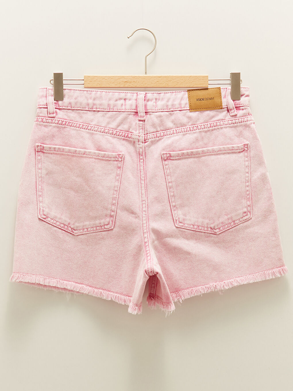 Short en Jean avec Détails de Poches pour Femmes-8
