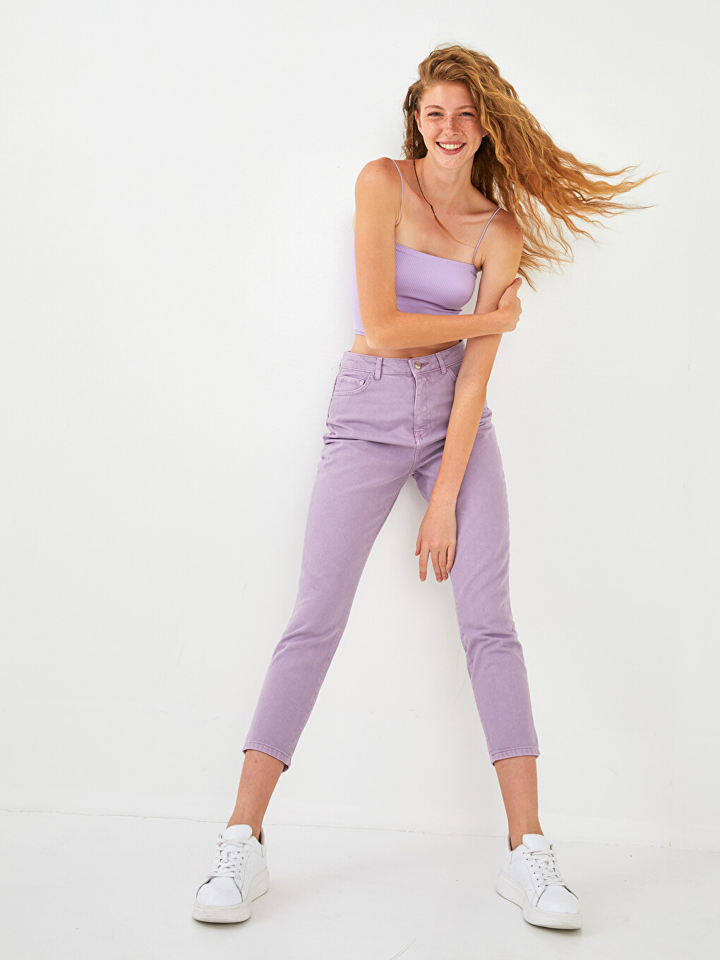 わ XSIDE Standart Fit Cep Detaylı Kadın Jean Pantolon - W1FR34Z8-QPG