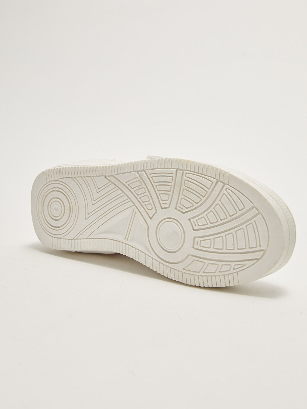 Girls' Sneakers with Leather Look Lace-Up and Velcro-3