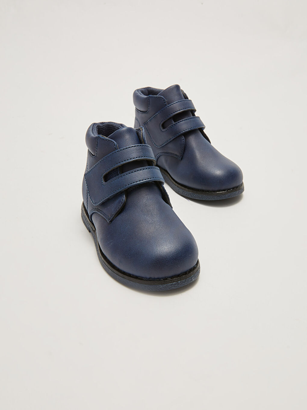 Ботинки для малышей мальчиков из искусственной кожи с застежкой-липучкой-3