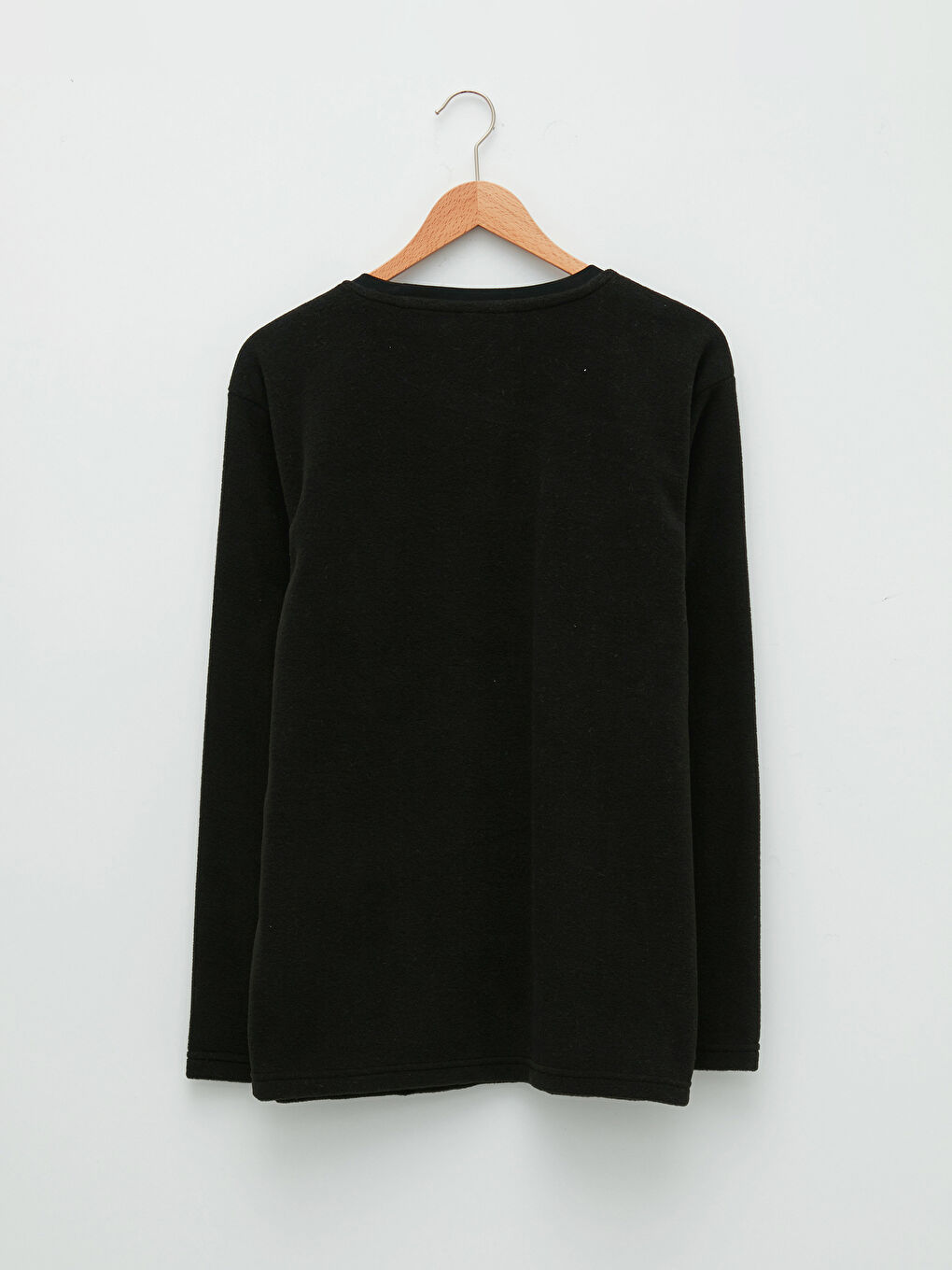 Ерлерге арналған ұзын жеңді дөңгелек жағалы майка-7