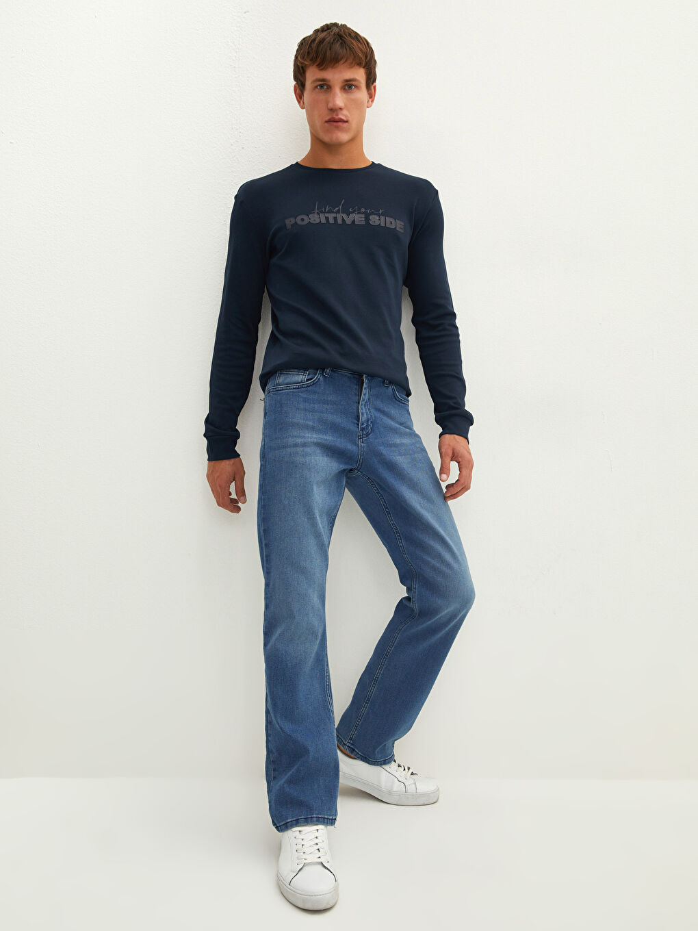 İndigo 790 Rahat Kalıp Erkek Jean Pantolon-1