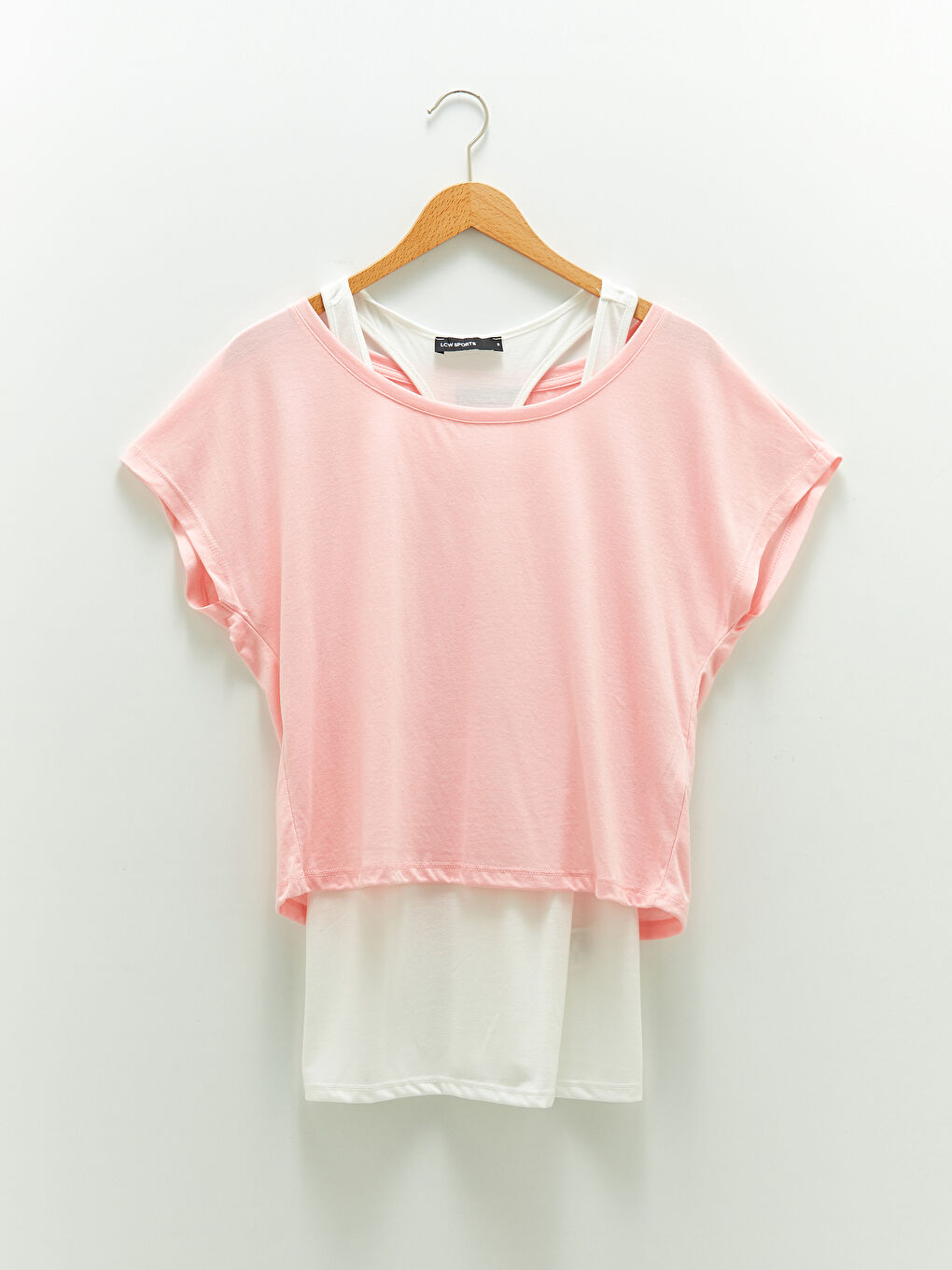 Crew Neck Straight Short Sleeve Women's Sports Athlete and T-Shirt-6