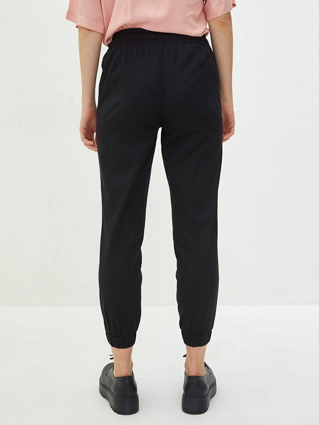 LCW Vision Elastic Waist Regular Pocket Detailed Women's Jogger Trousers -W1FY69Z8-E0N
