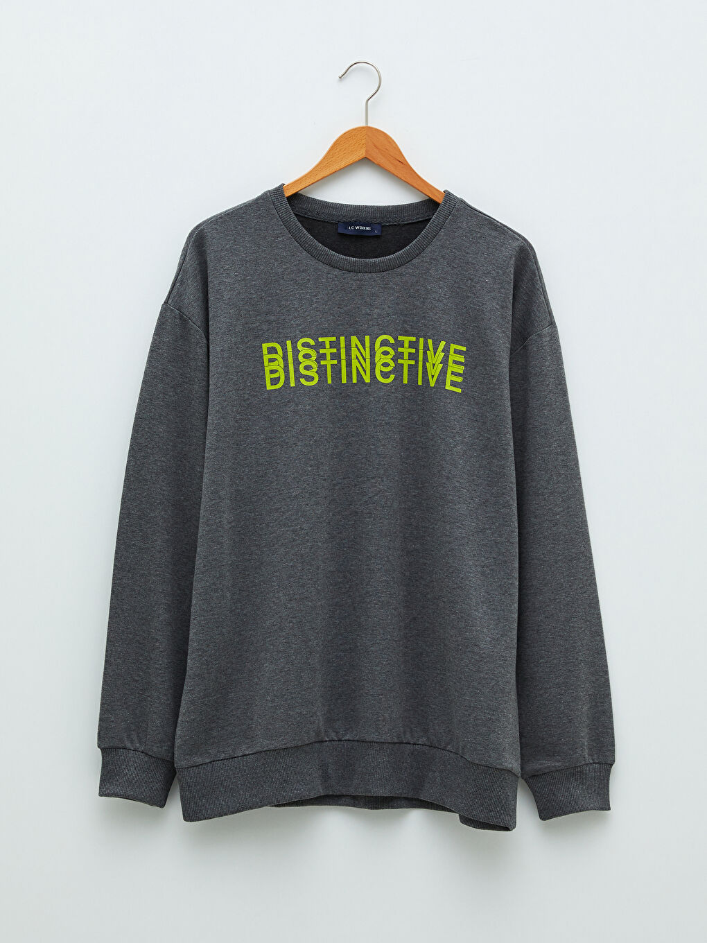 Crew Neck Long Sleeve Printed Men's Sweatshirt-5