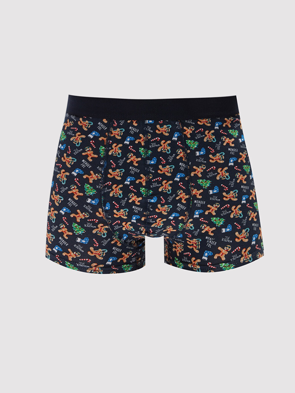 LC WAIKIKI Christmas-Themed Men's Boxer and Socks -W1G056Z8-LSJ