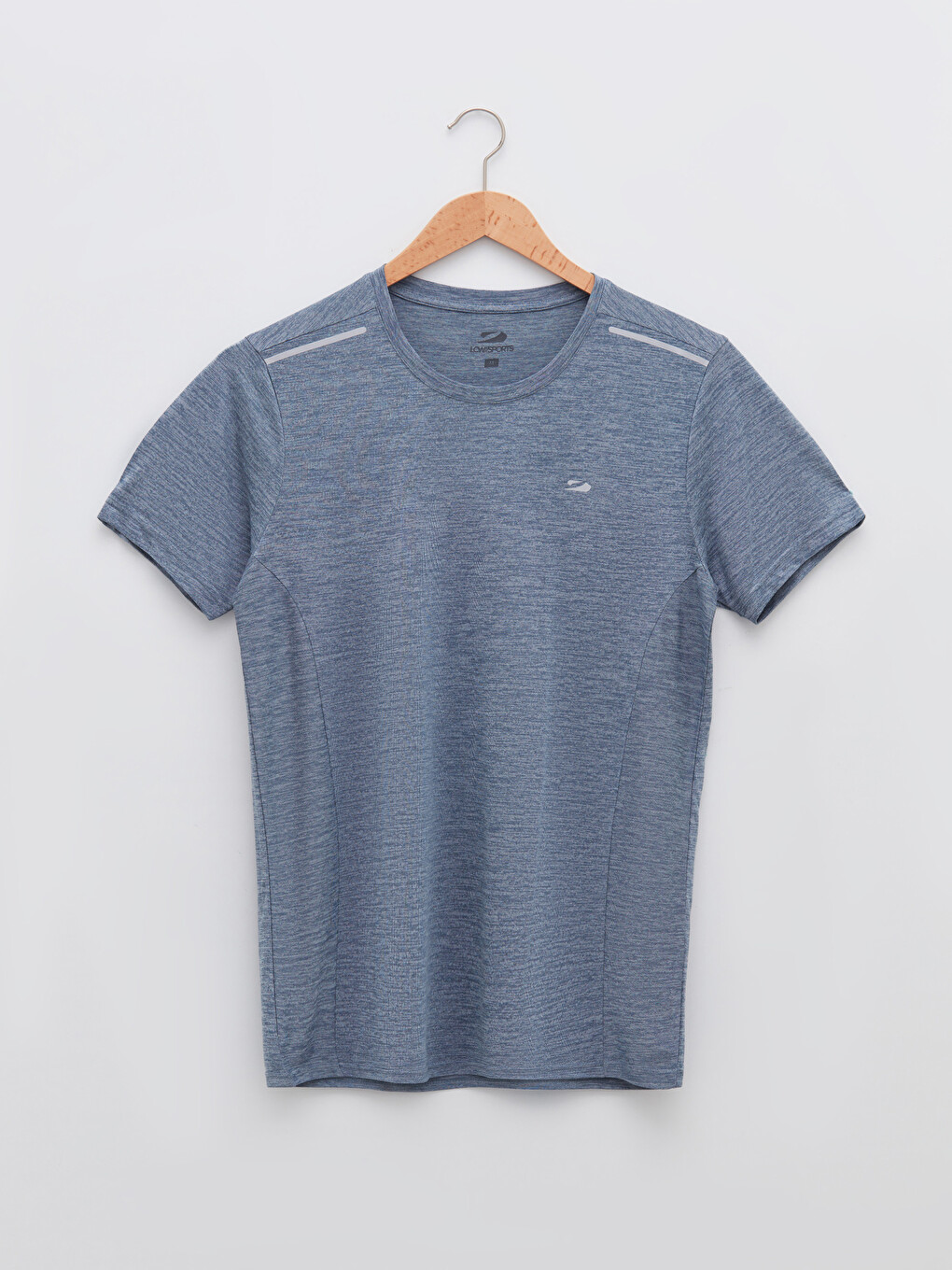 T-shirt Sportiv Me Jakë Të Rrumbullakët Dhe Mëngë Të Shkurtra Për Burra-5