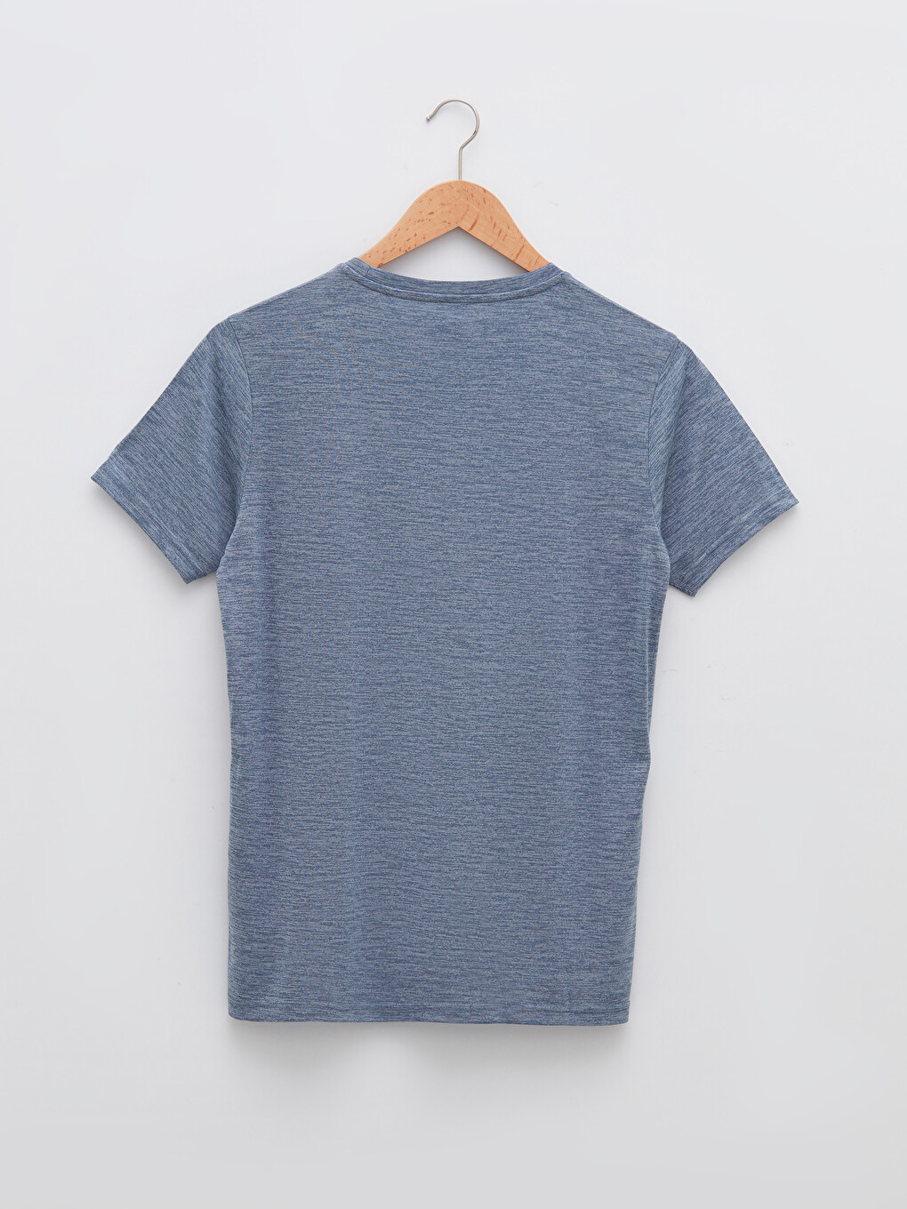 T-shirt Sportiv Me Jakë Të Rrumbullakët Dhe Mëngë Të Shkurtra Për Burra-6