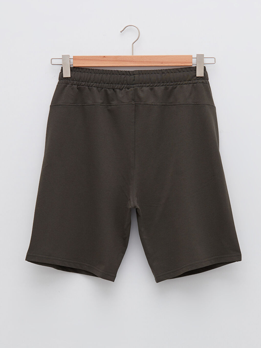 Haki Slim Fit Erkek Spor Şort-5