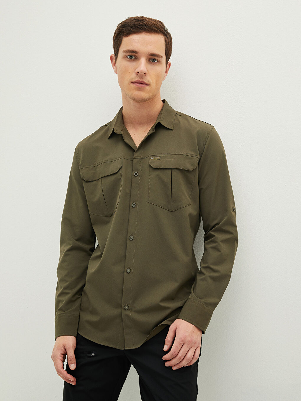 Regular Fit Long Sleeve Men's Shirt