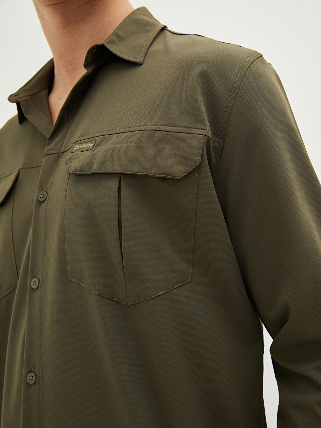 Regular Fit Long Sleeve Men's Shirt-2