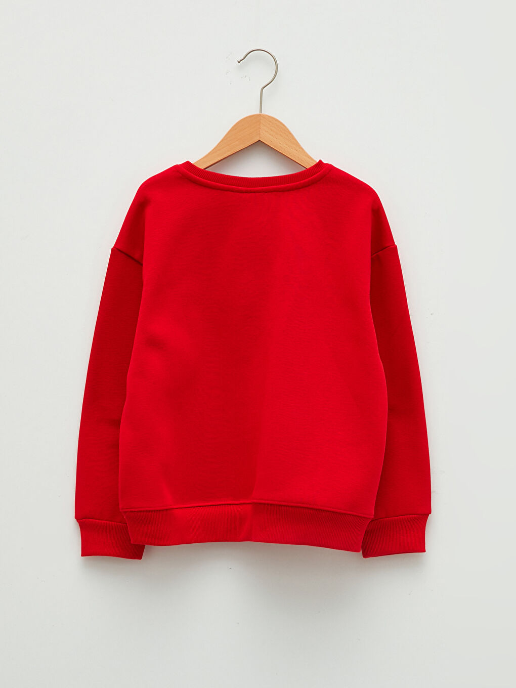 LCW Kids Bisiklet Yaka Yılbaşı Temalı Uzun Kollu Kız Çocuk Sweatshirt -W1G111Z4-HC3