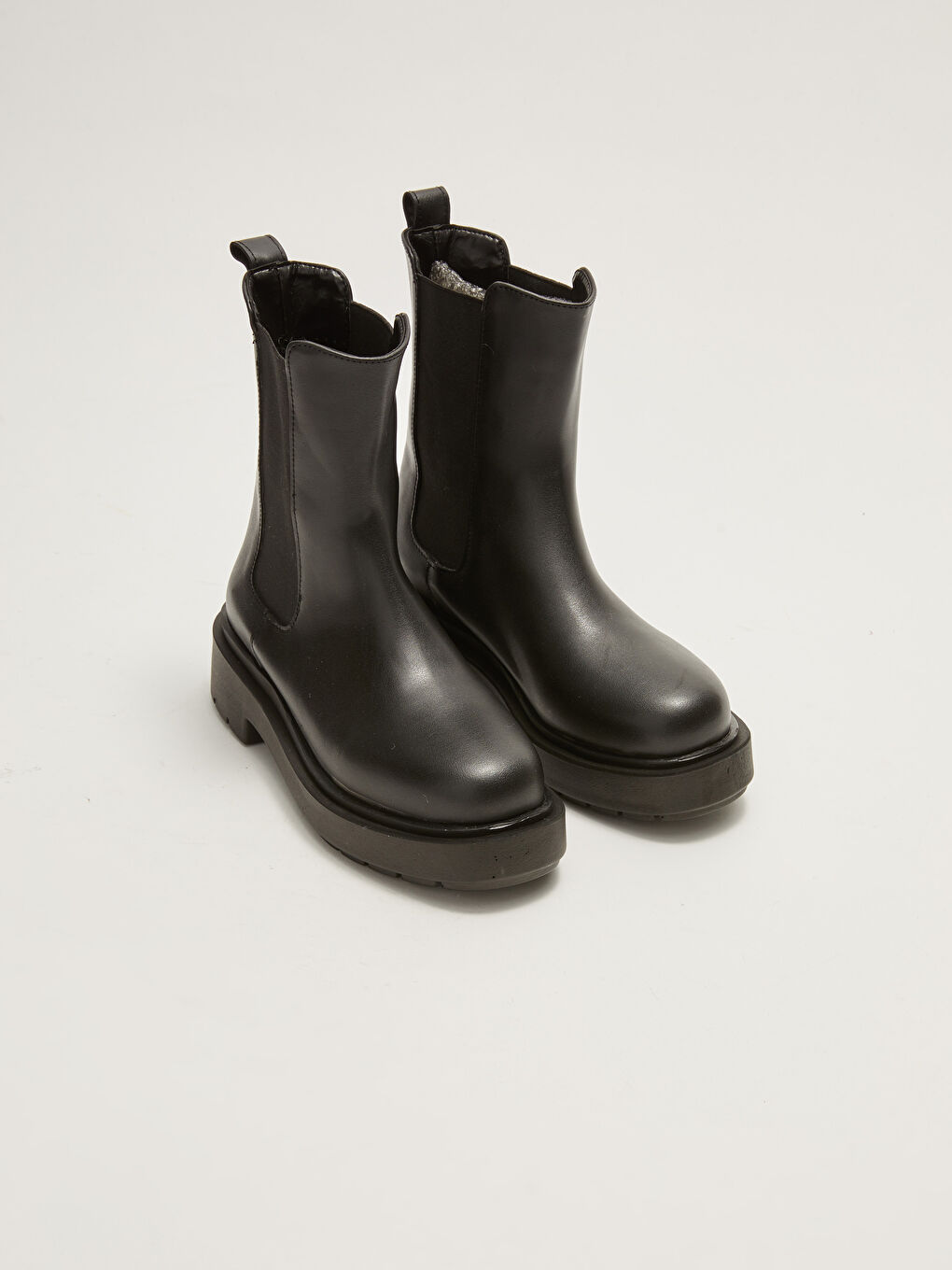 LCW STEPS Damenstiefel aus Lederoptik mit dicker Sohle und elastischen Seiten -W1G228Z8-HUC