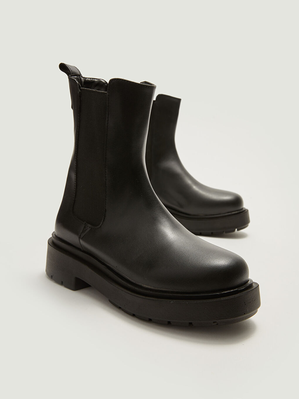 LCW STEPS Damenstiefel aus Lederoptik mit dicker Sohle und elastischen Seiten -W1G228Z8-HUC