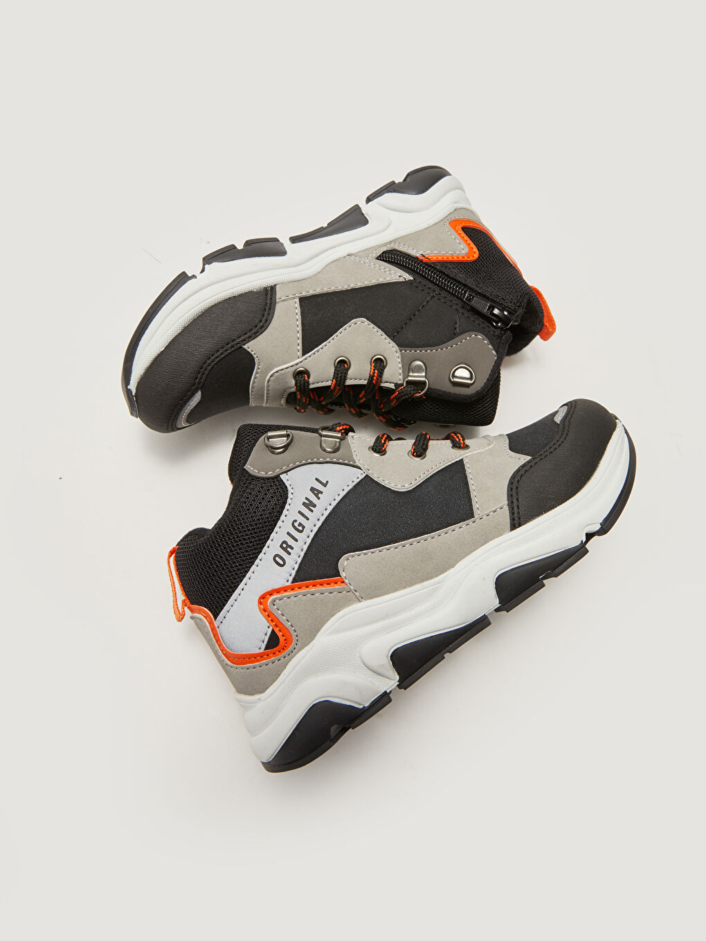 Siyah Bağcıklı Erkek Çocuk  Bilek Boy Bot-3