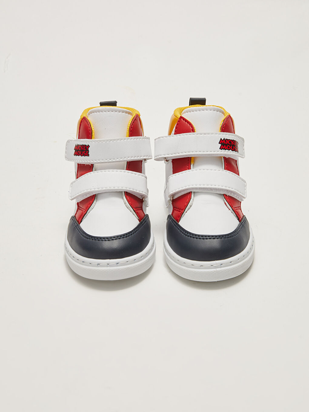 Beyaz Mıckey Mouse Lisanslı Cırt Cırtlı Günlük Bilekli Ayakkabı-3