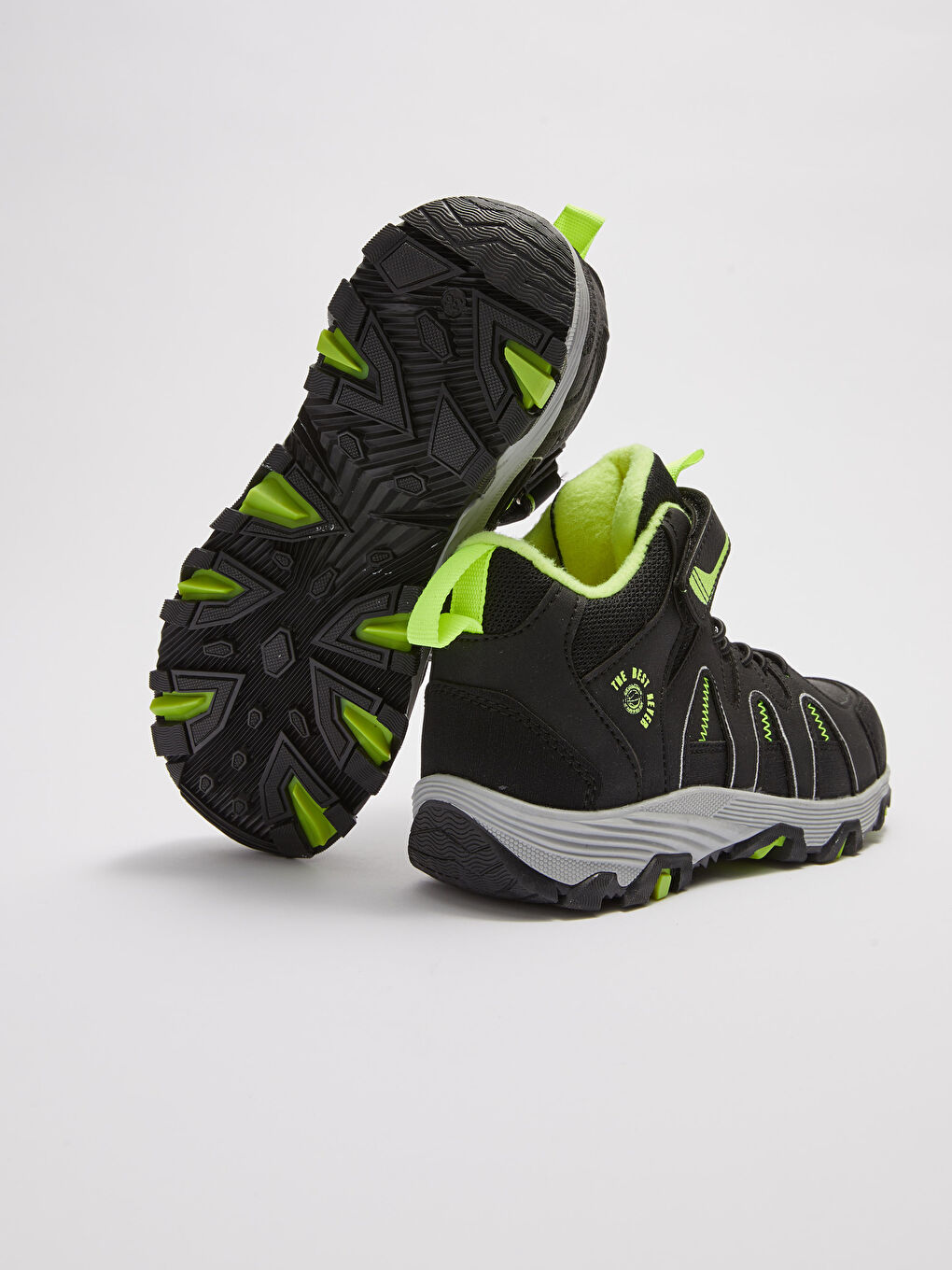 Siyah Bağcık ve Cırt Cırtlı Erkek Çocuk Trekking Bot-2