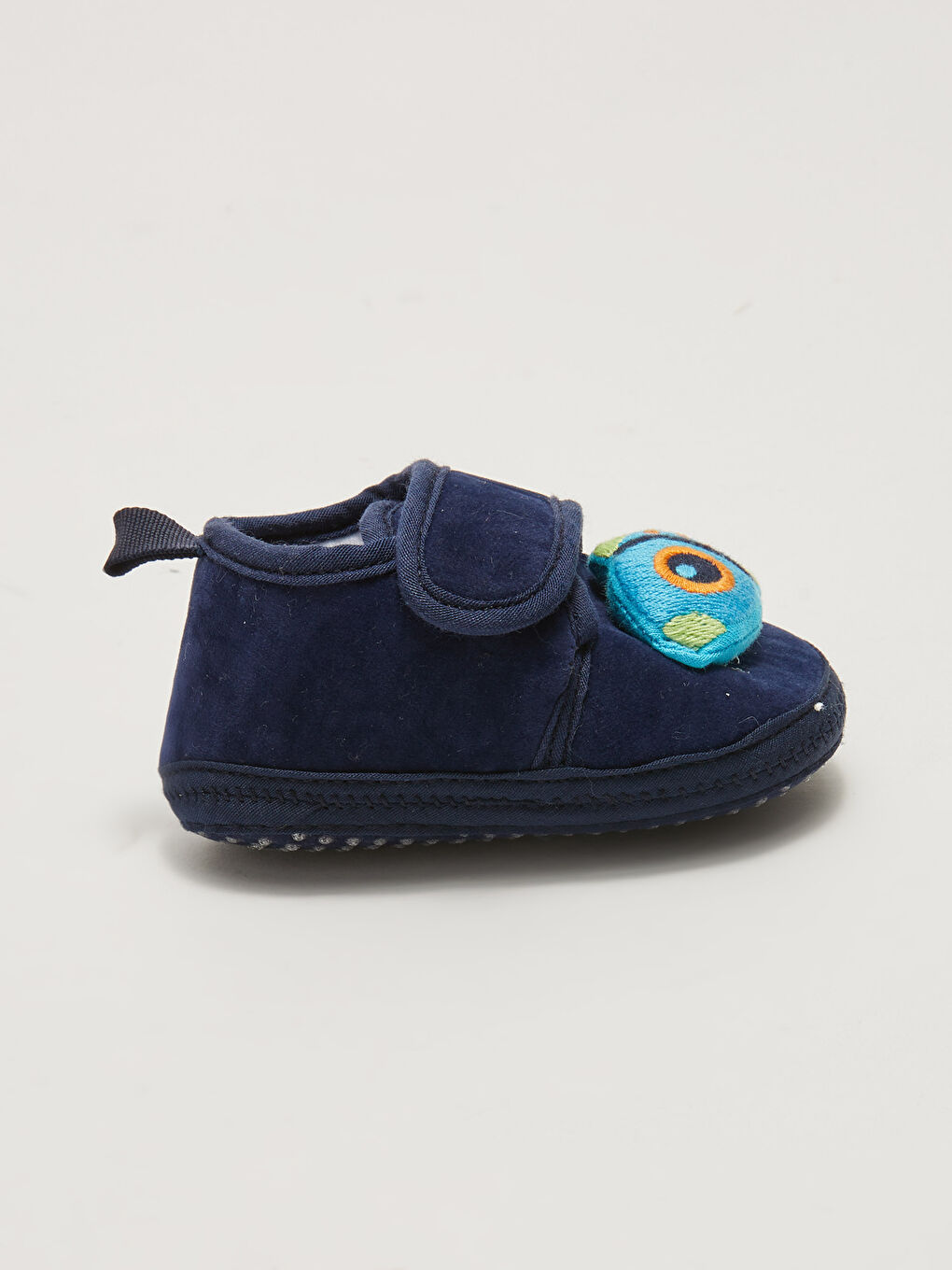 Baby Boy Pre-Toddler House Shoes with Velcro Velcro 3D Appliqué-1