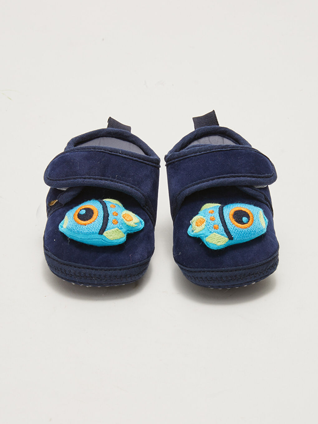 Baby Boy Pre-Toddler House Shoes with Velcro Velcro 3D Appliqué-2