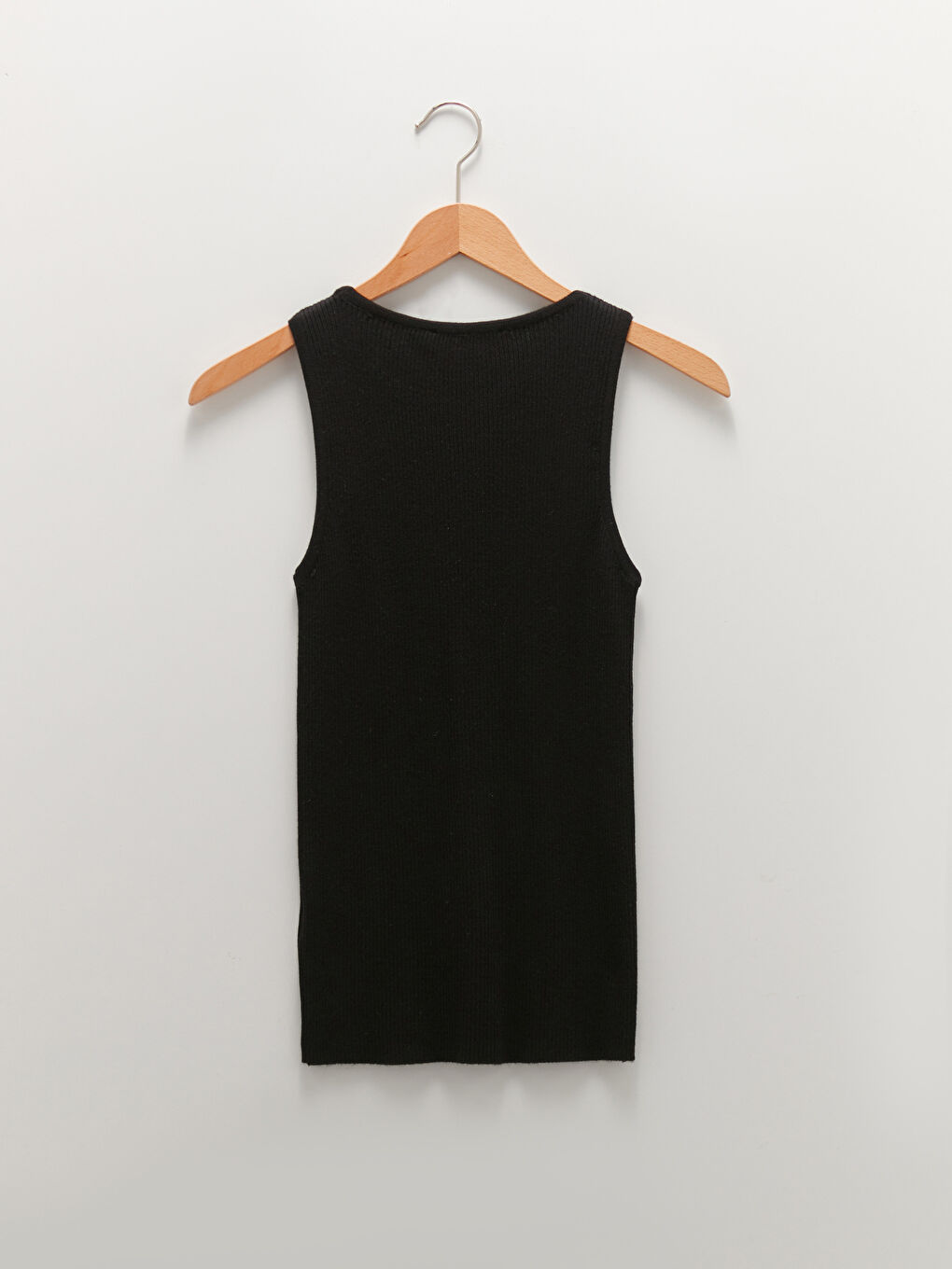 LC Waikiki Women's Crew Neck Plain Sleeveless Knitwear Sweater -W1G354Z8-CVL