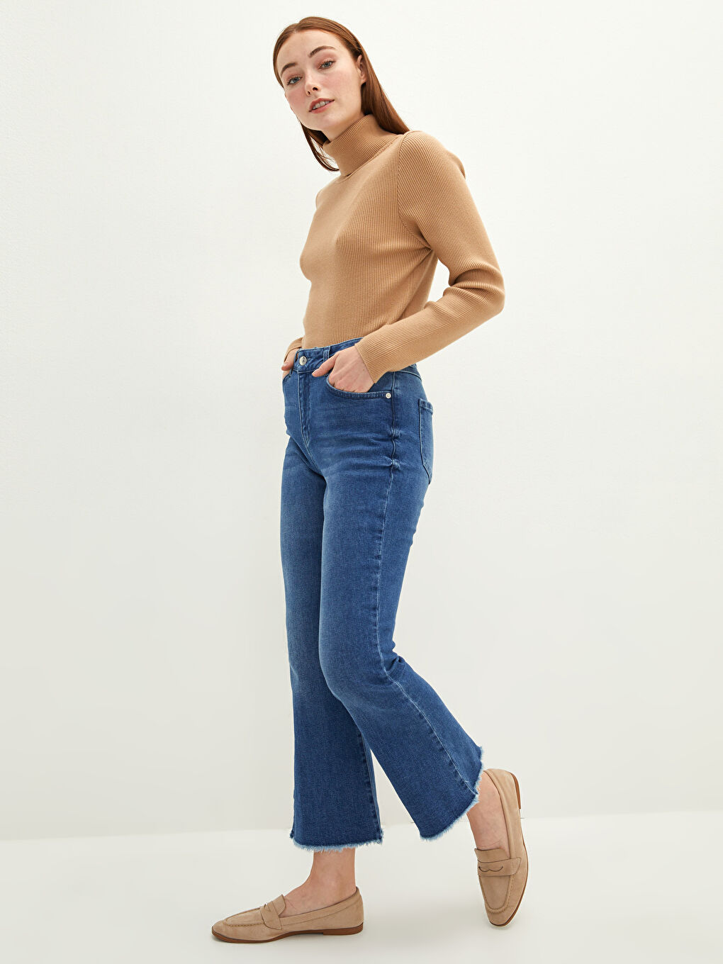 İndigo Mercury Skinny Fit Cep Detaylı Kadın Rodeo Jean Pantolon-1