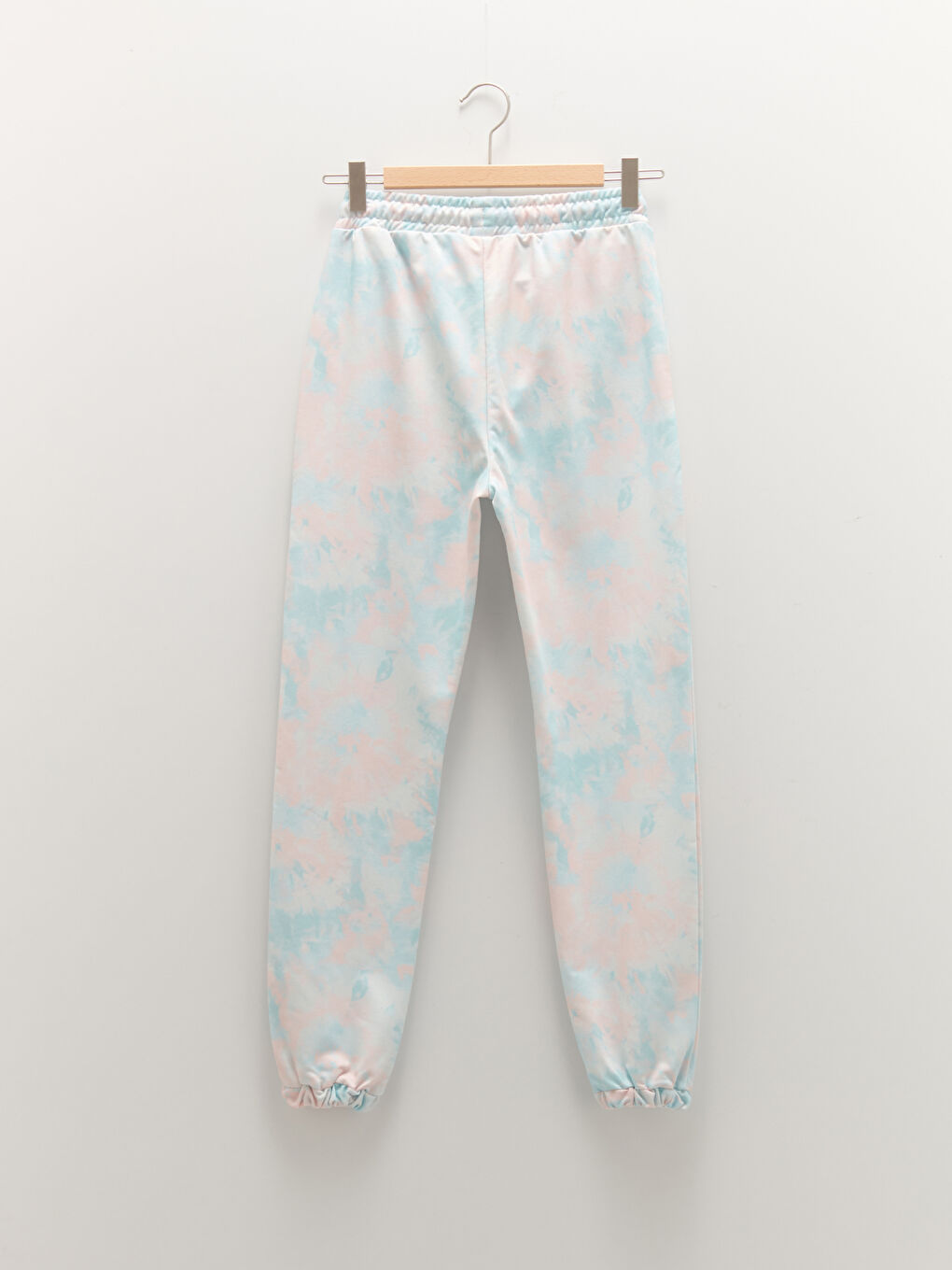 Elastic Waist Batik Patterned Girl Jogger Sweatpants-1