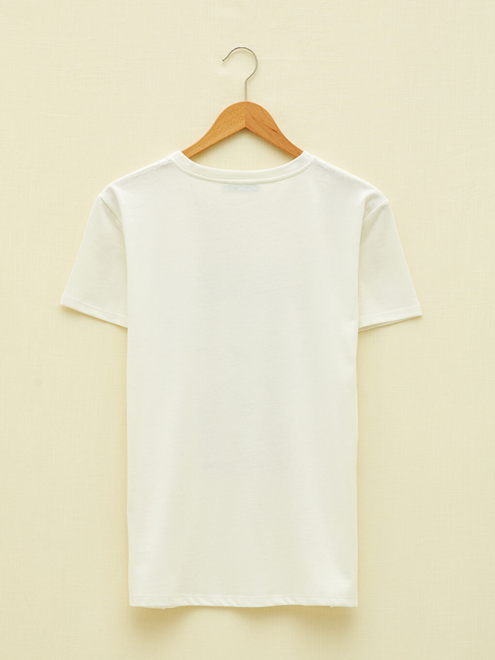 LCW Vision Crew Neck Printed Short Sleeve Women's T-Shirt -W1G525Z8-FEU