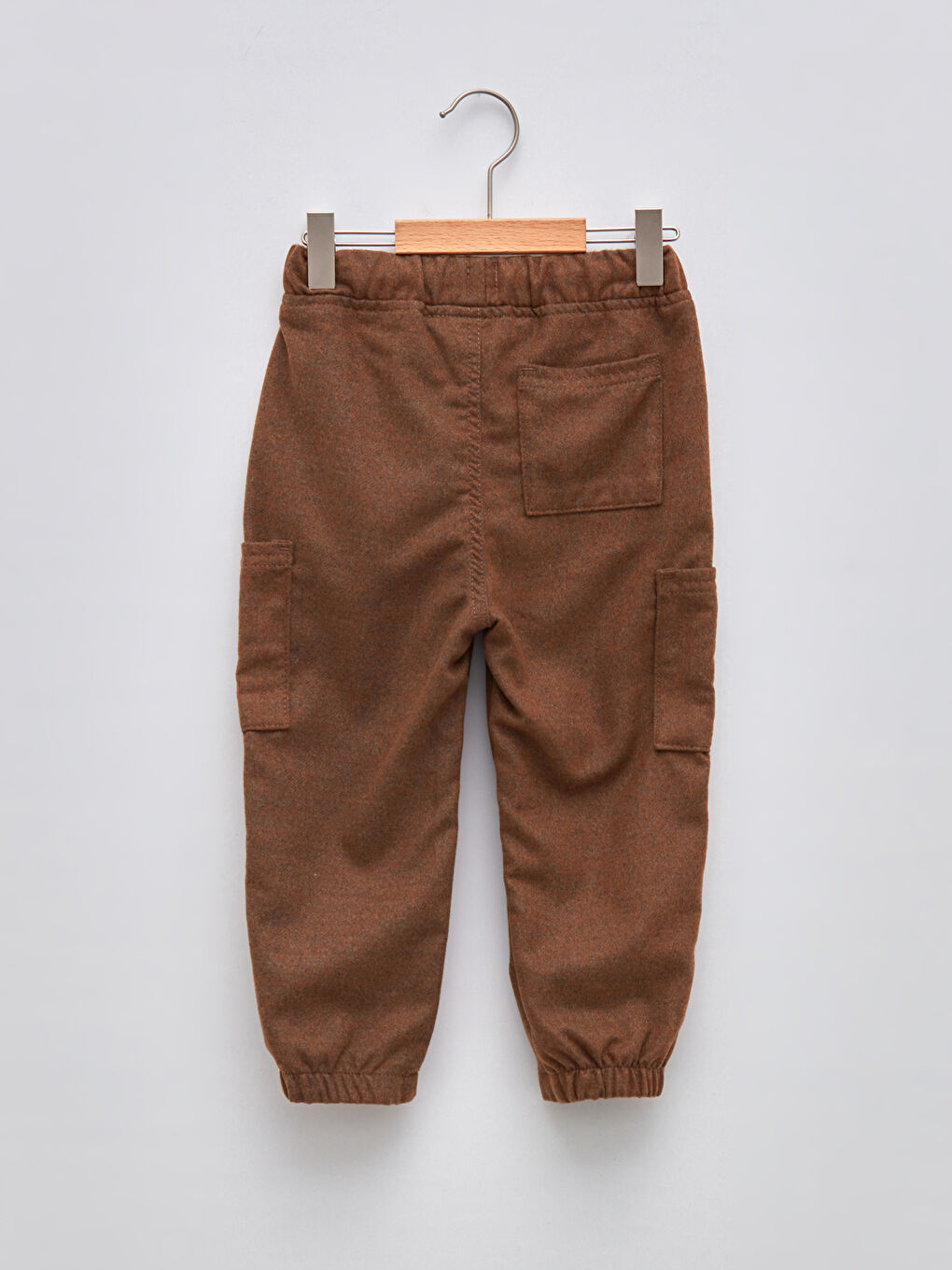 Waist Ribbed Basic Gabardine Baby Boy Trousers-1
