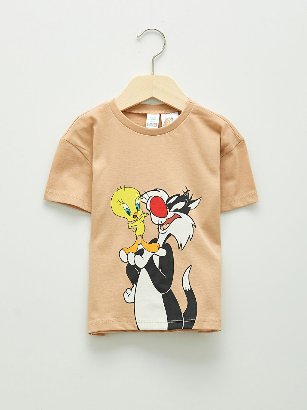 Crew Neck Short Sleeve Looney Tunes Printed Baby Boy T-Shirt 2-Pack-1