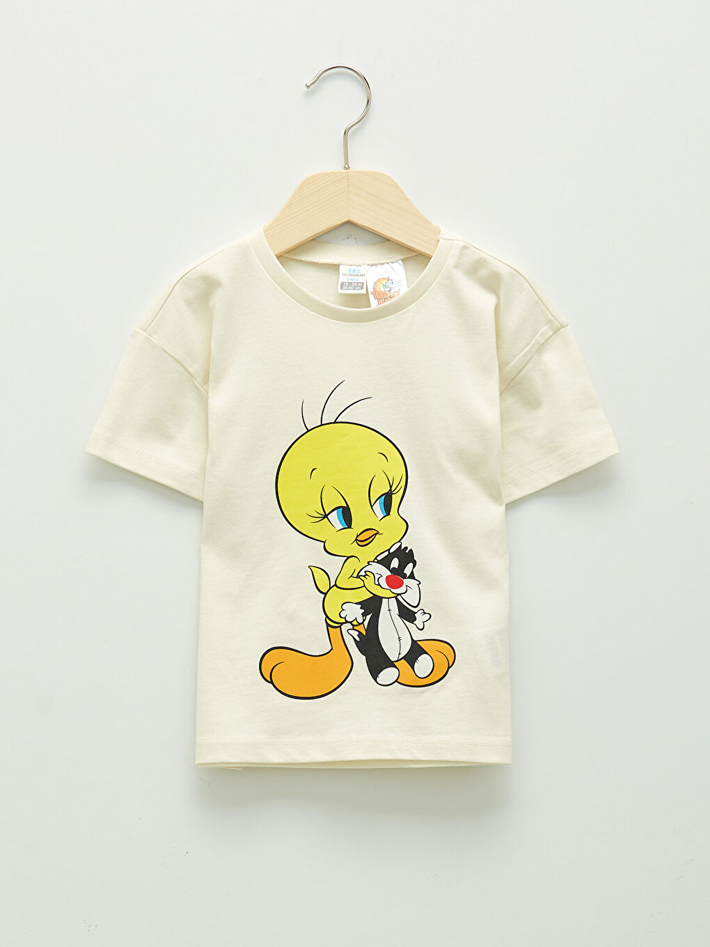 Crew Neck Short Sleeve Looney Tunes Printed Baby Boy T-Shirt 2-Pack-2