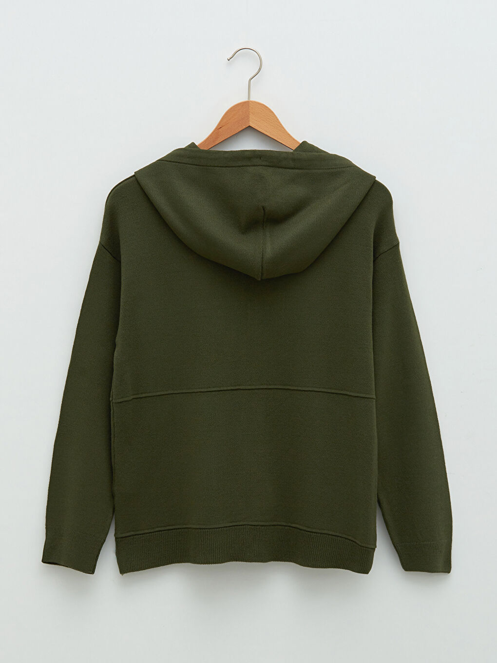 LCWAIKIKI Classic Hooded Collar Regular Long Sleeve Pocket Detailed Women's Cardigan -W1G583Z8-HDQ