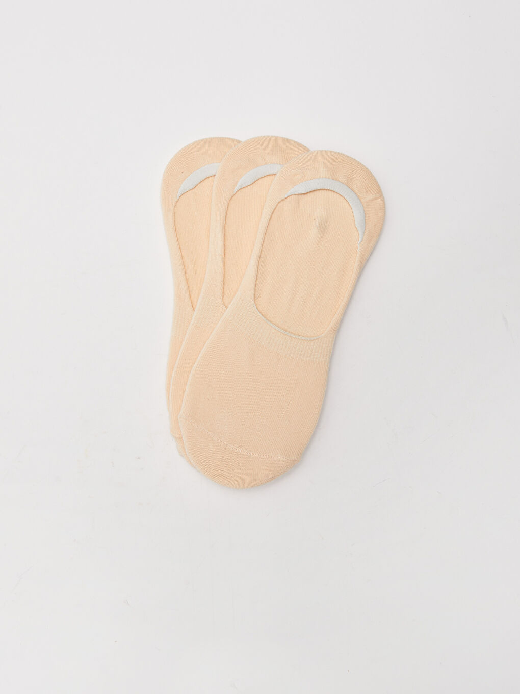 Women's Plain Invisible Socks 3-packs