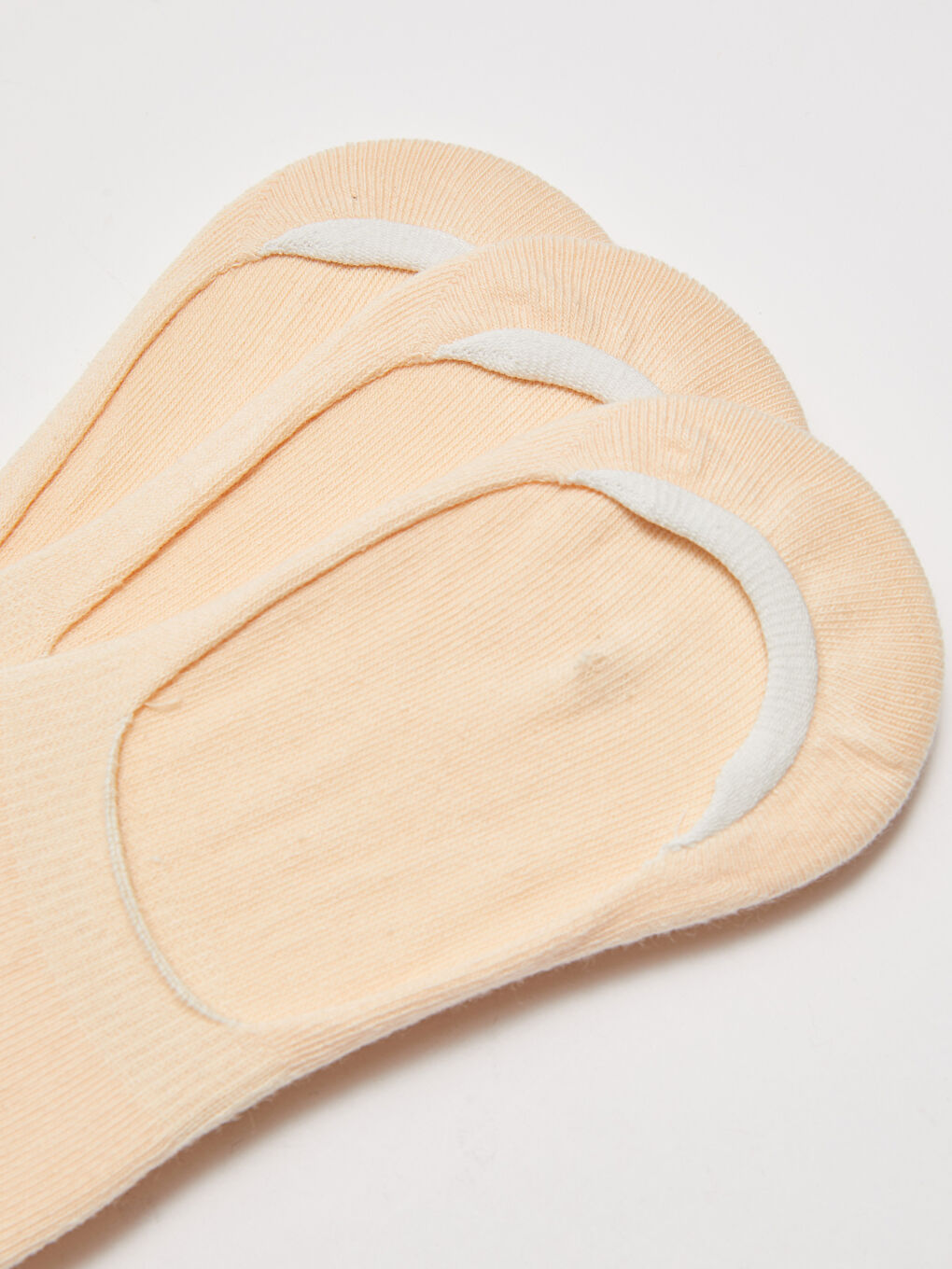 Women's Plain Invisible Socks 3-packs-2