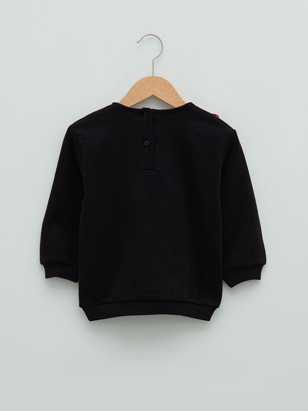 Hanorac Fată Bebe Cu Guler și Mânecă Lungă, Imprimat Minnie și Mickey Mouse-1