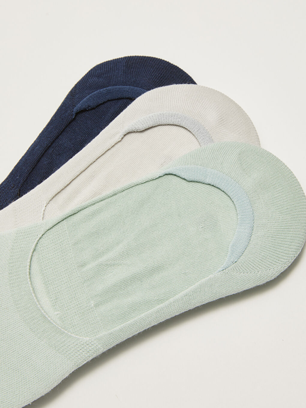 جوارب غير مرئية سادة للسيدات - ٣ قطع-2