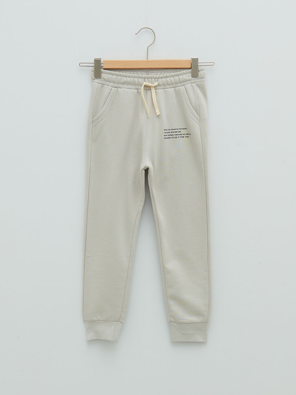 Beli Lastikli Baskılı Erkek Çocuk Jogger Eşofman Altı