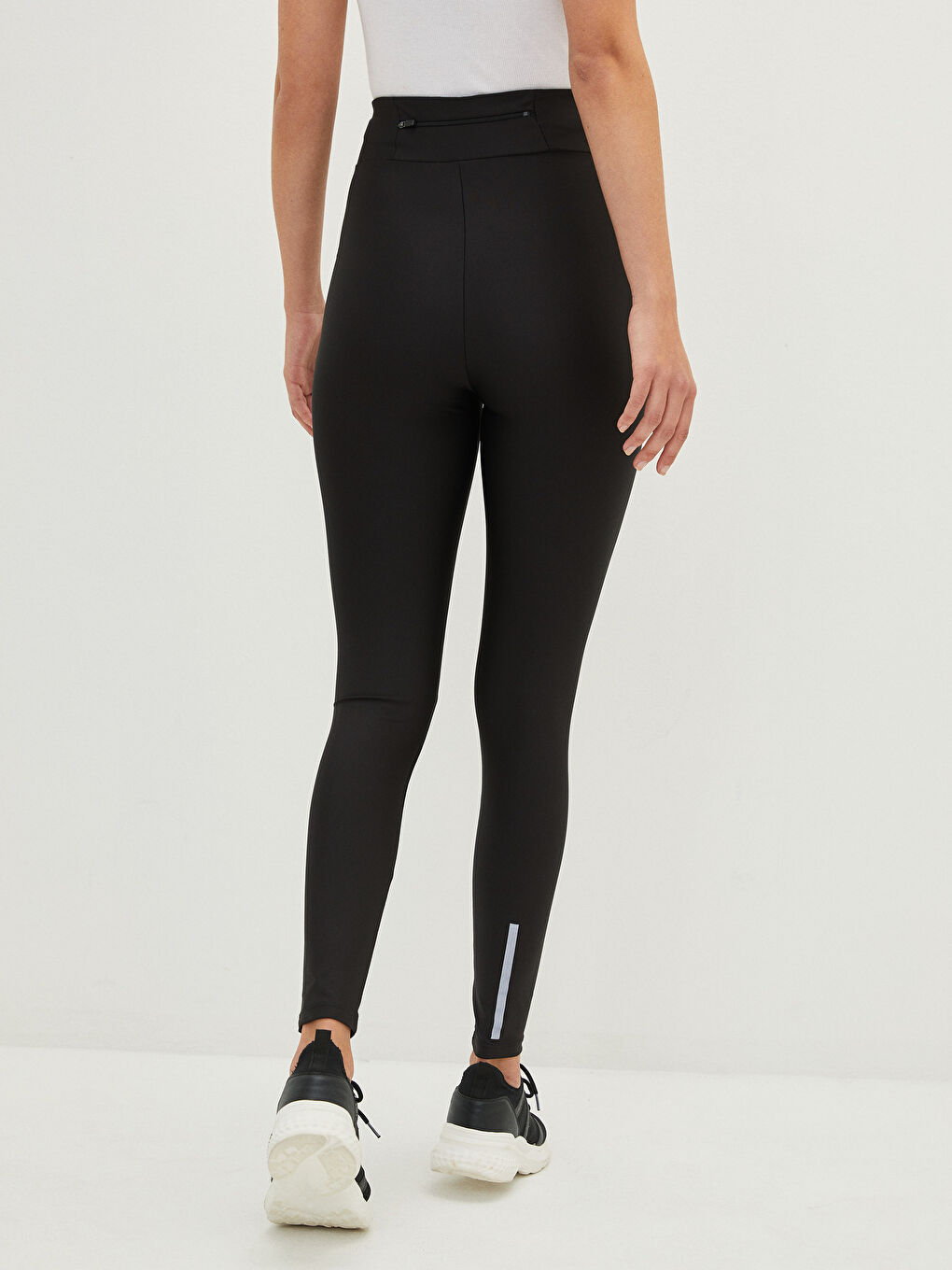 بنطلون طماق مطبوع بوسط مطاطي للسيدات-4