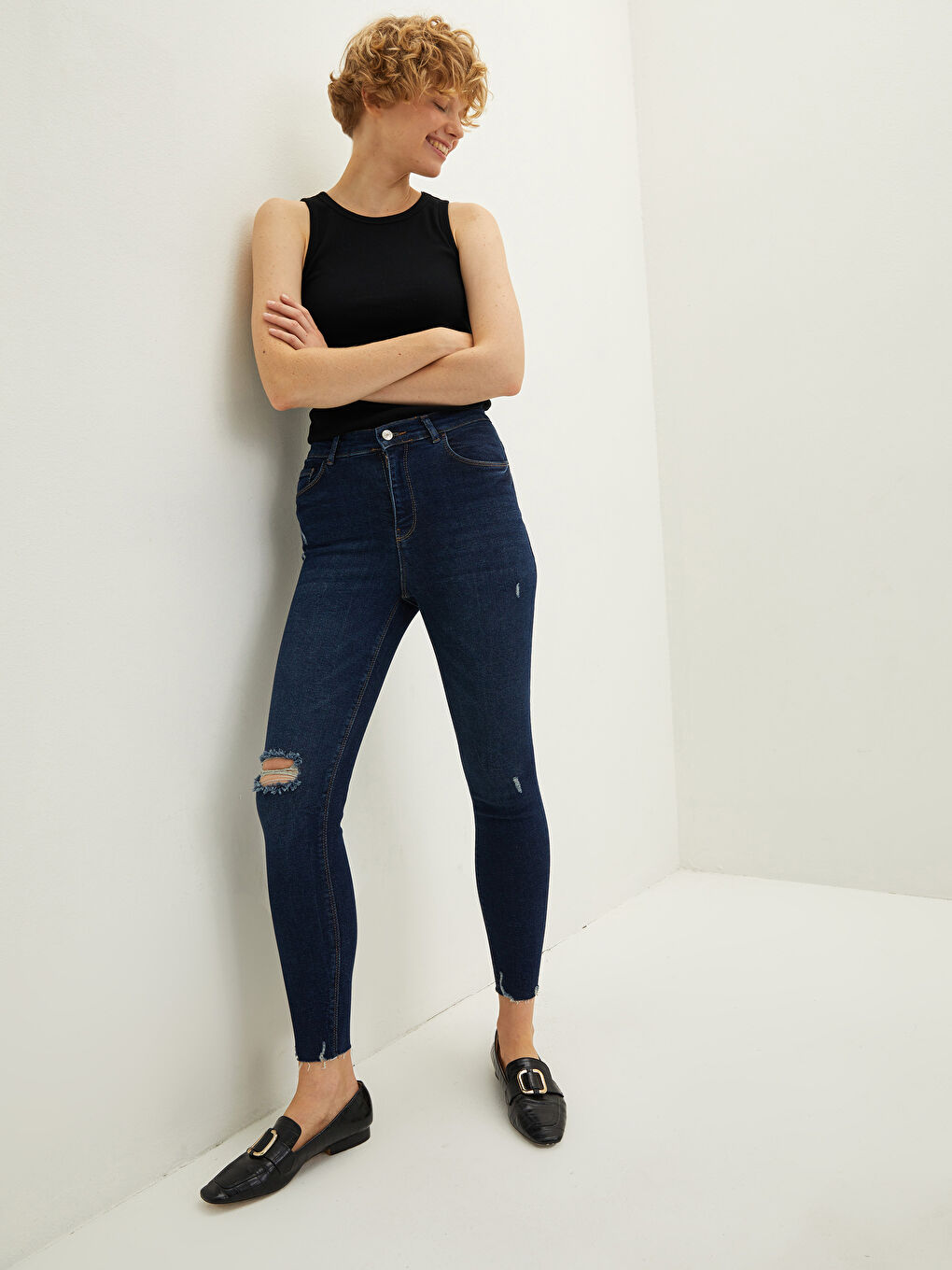 High Waisted Jupiter Super Skinny Fit Women's Jeans-1