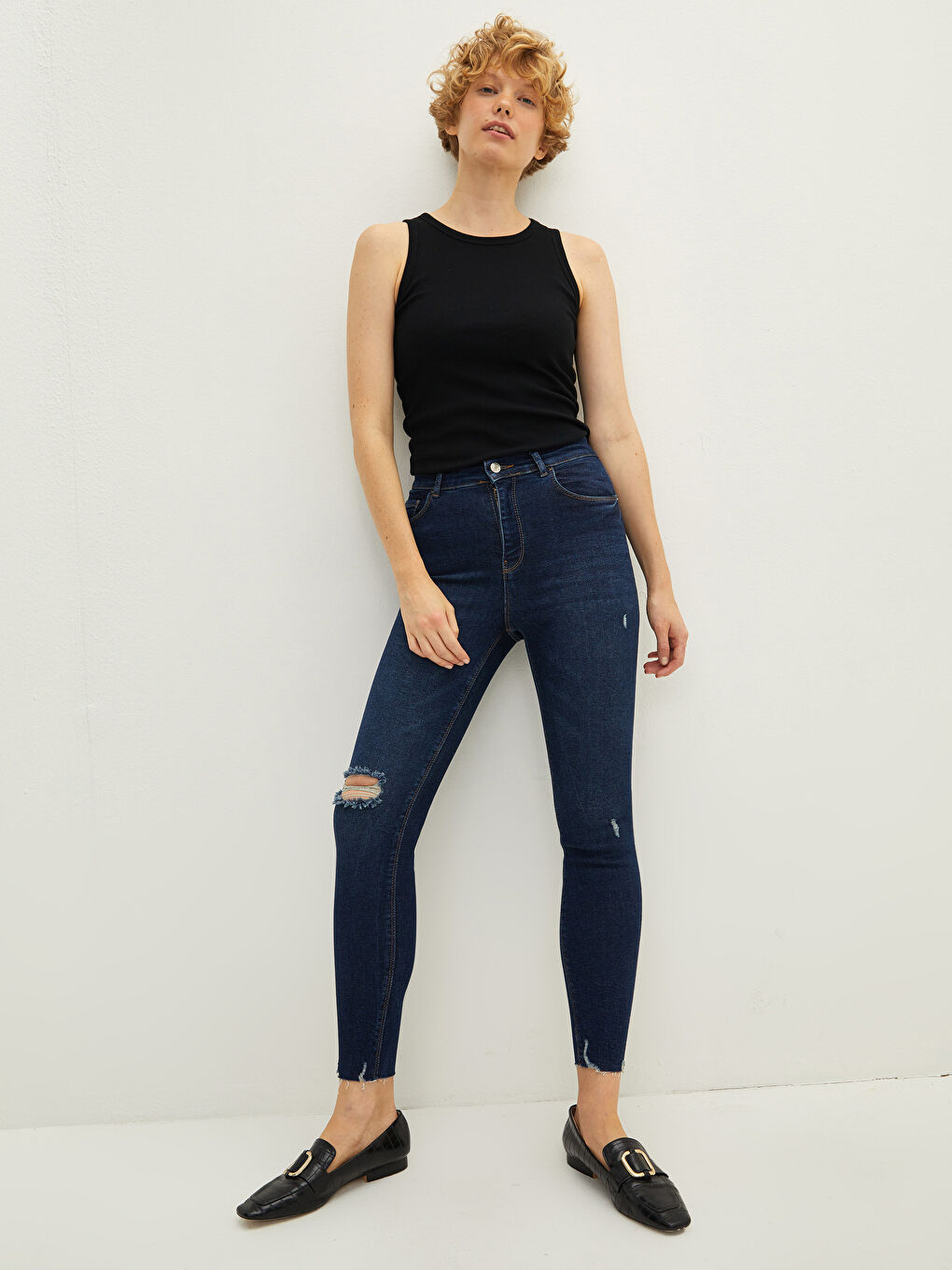 High Waisted Jupiter Super Skinny Fit Women's Jeans-2