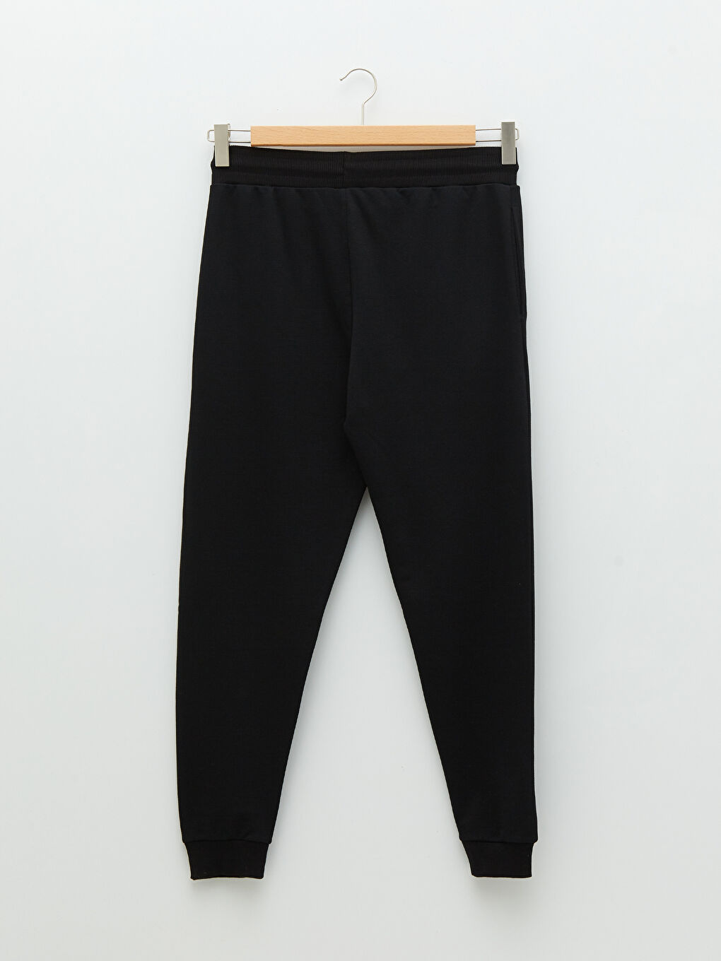 Siyah Standart Kalıp Erkek Jogger Eşofman Altı-6