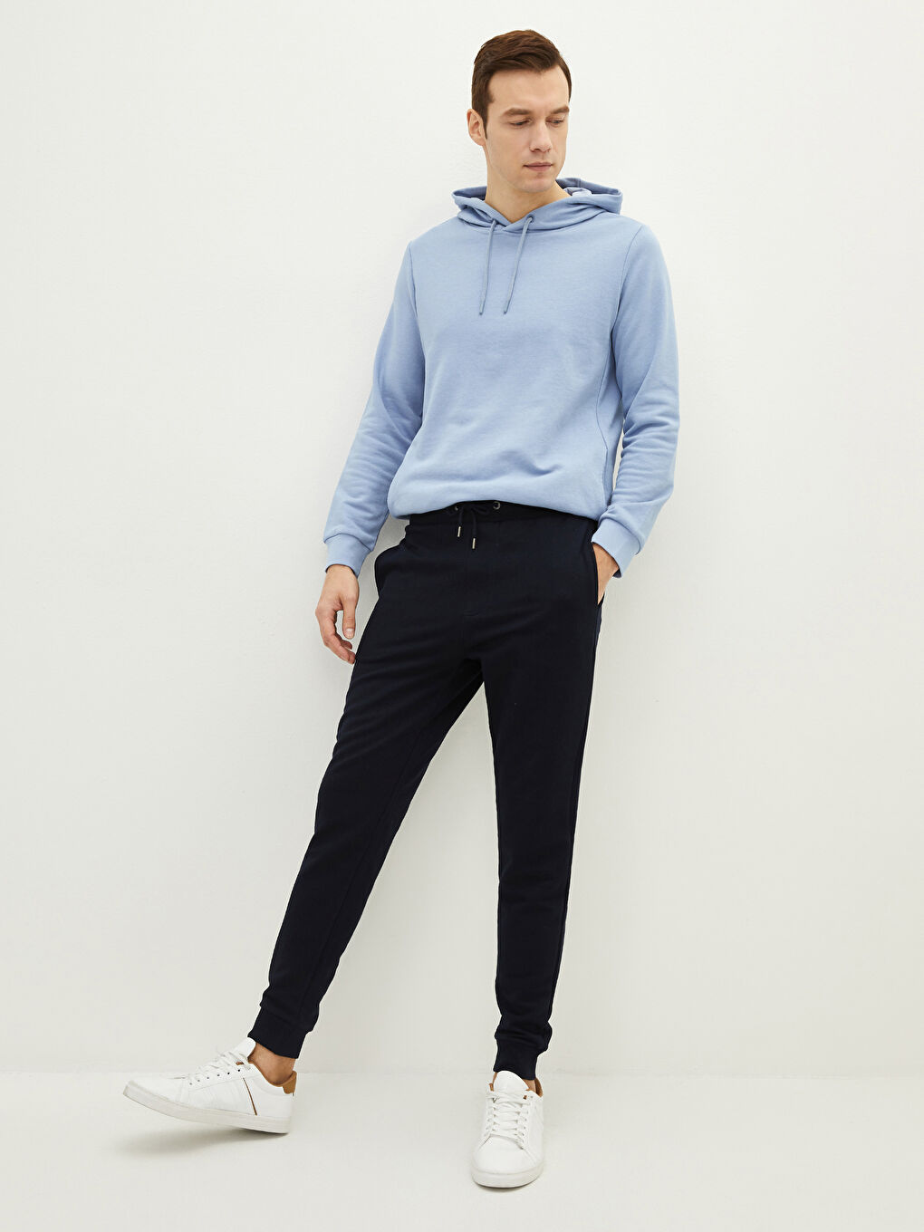 Lacivert Standart Kalıp Erkek Jogger Eşofman Altı