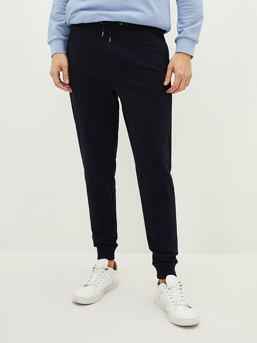 Lacivert Standart Kalıp Erkek Jogger Eşofman Altı-3