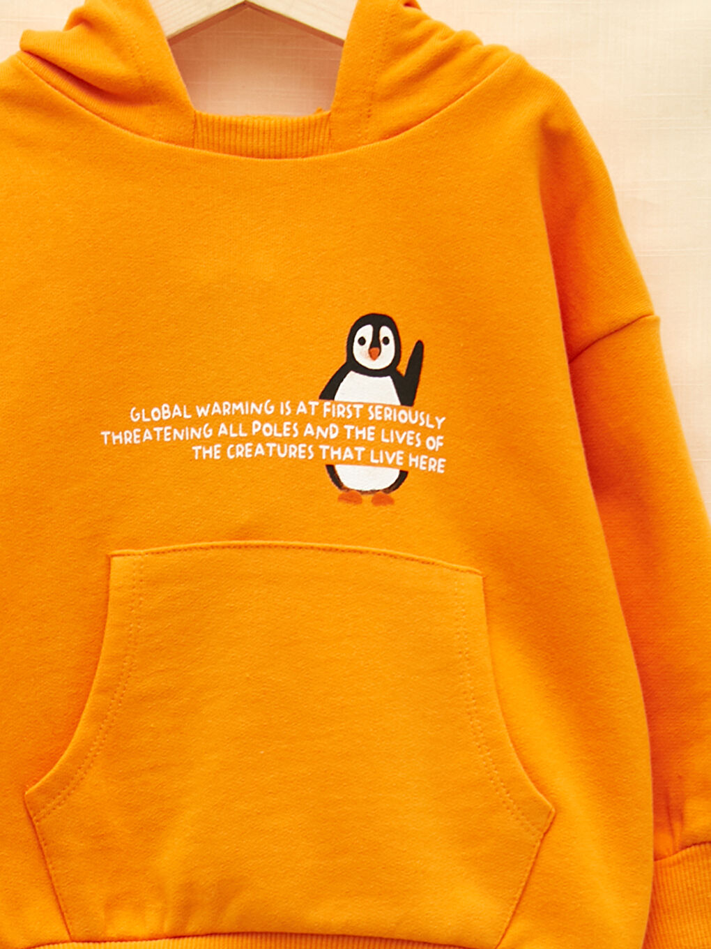 LCW baby Long Sleeve Printed Baby Boy Hoodie -W1G849Z1-FML