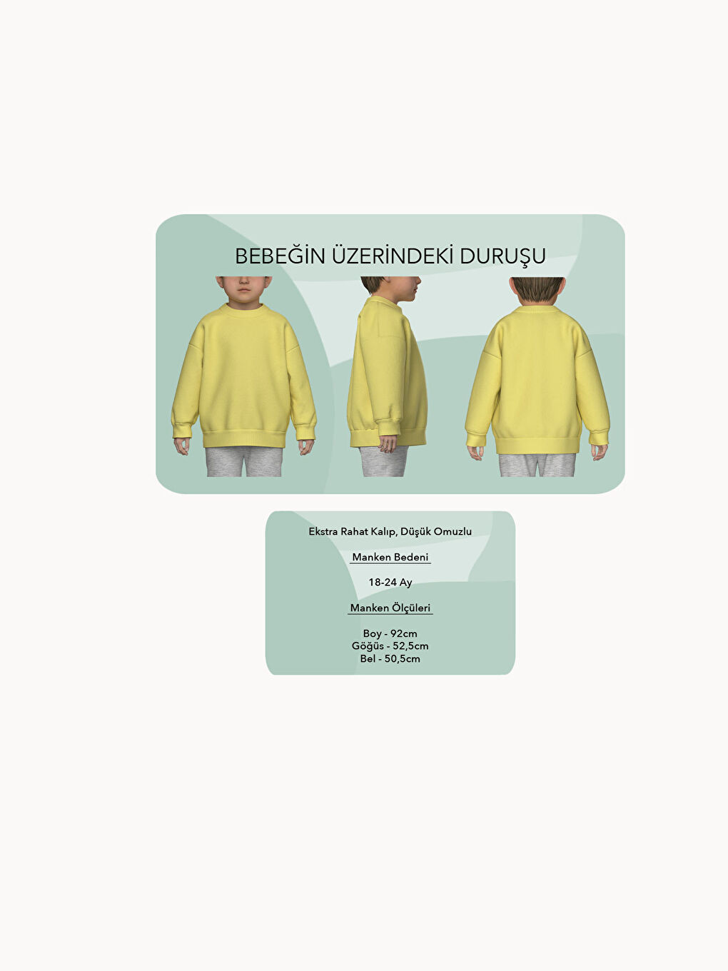 LCW baby Rundhalsausschnitt Langarm Weihnachtsmotiv Sweatshirt für Baby Jungen -W1G869Z1-HSD