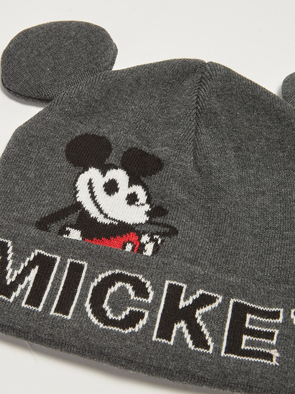 Mickey Mouse Patterned Baby Boy Tricot Beret -W1G945Z1-CTH
