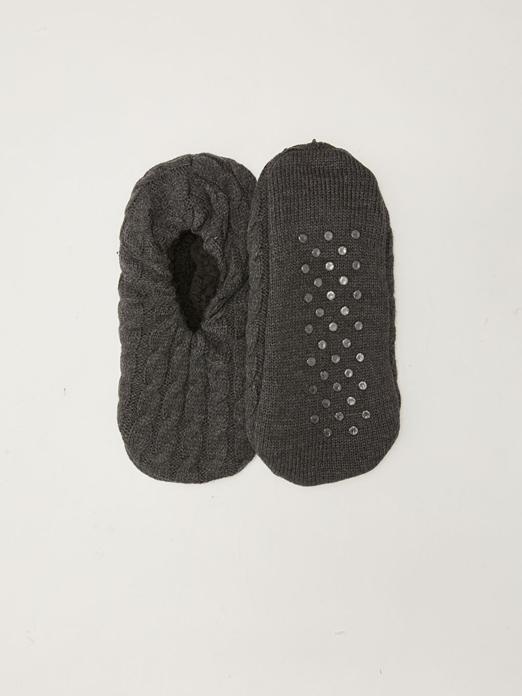 LCW ACCESSORIES Plišane Debele Muške Kućne Čarape -W1G949Z8-CWN